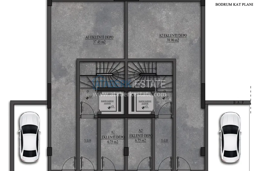 Купить дешево Виллы на этапе строительства с правом на гражданство - Анталии, Молла-Юсуф  1 