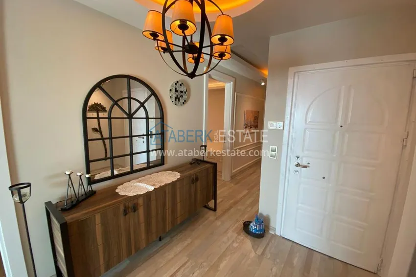 Приобрести Эксклюзивная квартира с индивидуальным дизайнерским интерьером и потрясающим открытым видом на море – Алания, Махмутлар 1 