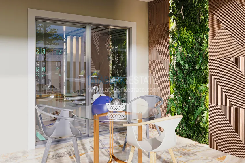 Новый проект малоэтажной резиденции в Алании район Оба 6 