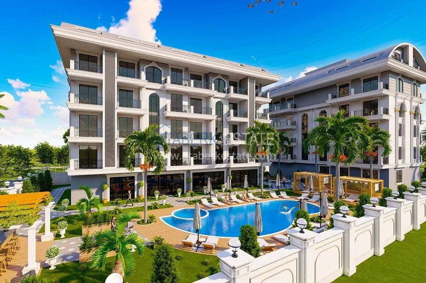 Новый проект на этапе котлована – Алания, район Оба, открыт для ВНЖ 1 