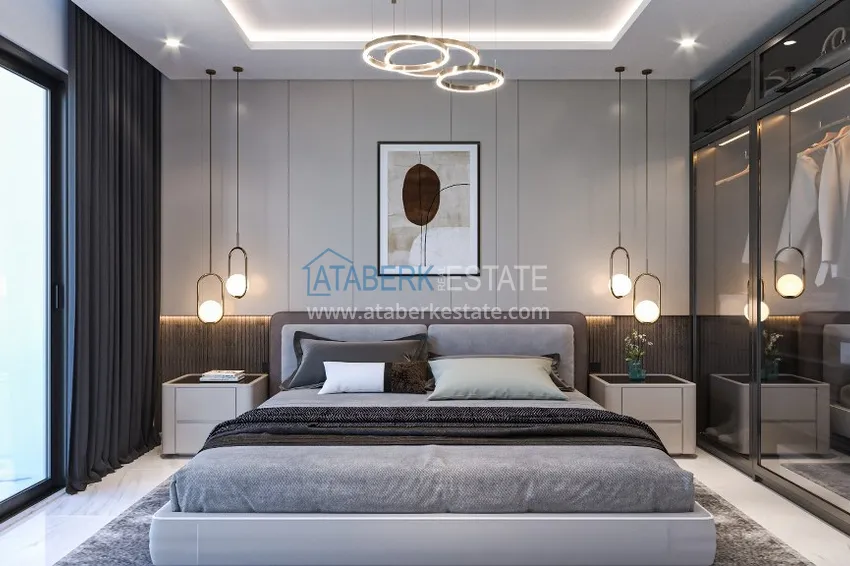 Приобрести Новый стильный инвестиционный проект на этапе строительства в районе Оба, Алания 7