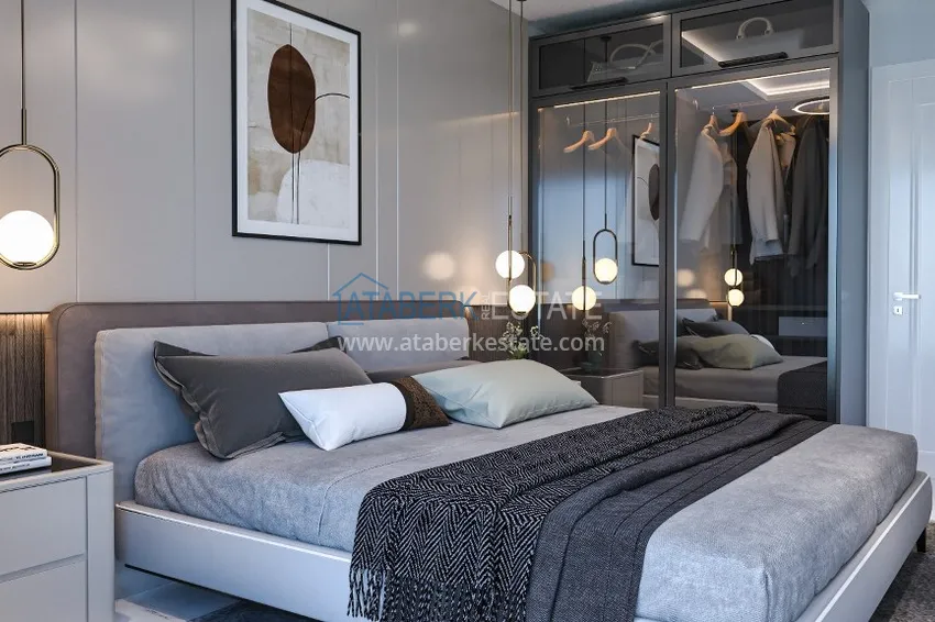 Приобрести Новый стильный инвестиционный проект на этапе строительства в районе Оба, Алания 8