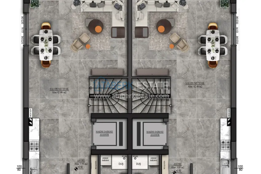 Купить дешево Виллы на этапе строительства с правом на гражданство - Анталии, Молла-Юсуф  2 