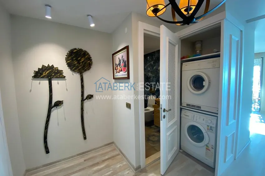 Приобрести Эксклюзивная квартира с индивидуальным дизайнерским интерьером и потрясающим открытым видом на море – Алания, Махмутлар 2 