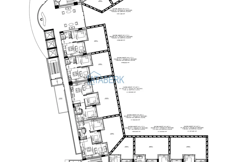 Купить дешево Инвестиционно-привлекательный проект офф-плана в Анталии, район Алтынташ  2 