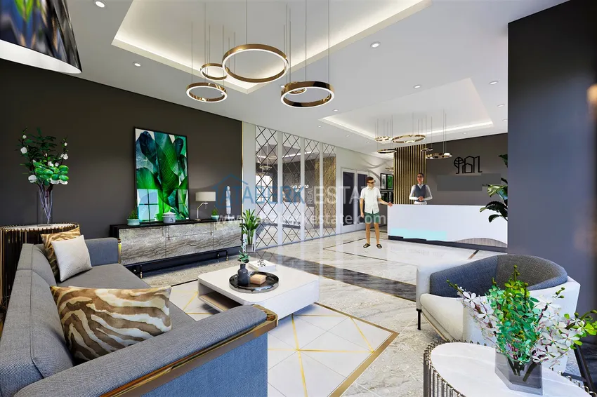 Новый проект на этапе котлована – Алания, район Оба, открыт для ВНЖ 13 