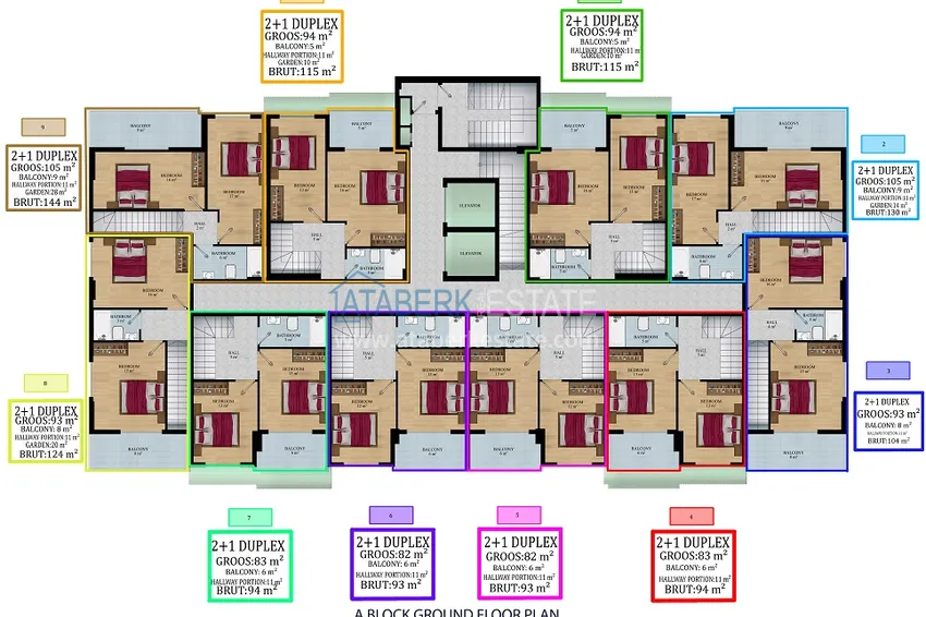 Купить дешево Инвестиционная недвижимость в Алании, район Кестель. Проект Off-plan 2 