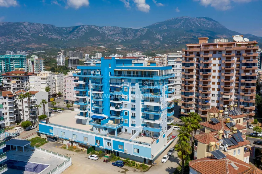 Квартира 2+1 с террасой 70 м² в Алании, район Махмутлар - с мебелью и видом на море  3 