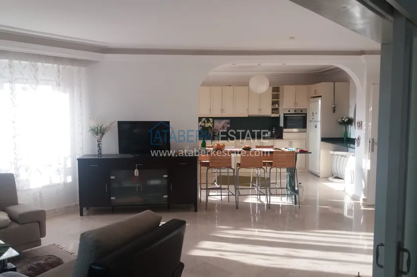 Приобрести Квартира 2+1 с мебелью и видом на море в спальном районе Алании, Джикджилли  3 