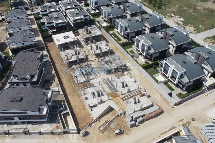 Виллы на этапе строительства с правом на гражданство - Анталии, Молла-Юсуф  4 