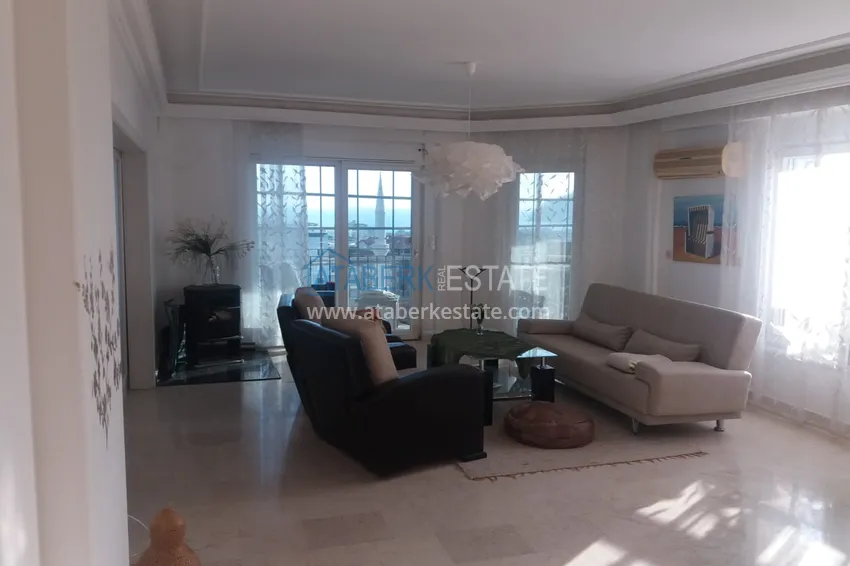 Приобрести Квартира 2+1 с мебелью и видом на море в спальном районе Алании, Джикджилли  4 