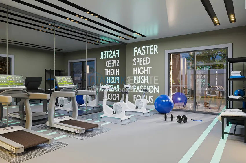 Новый проект малоэтажной резиденции в Алании район Оба 9 