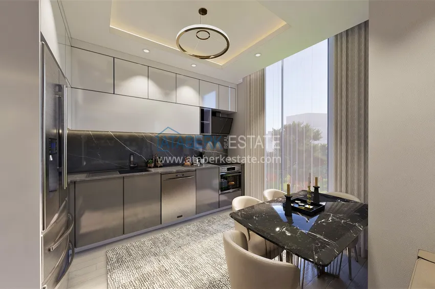 Приобрести Новый проект на этапе котлована – Алания, район Оба, открыт для ВНЖ 13 