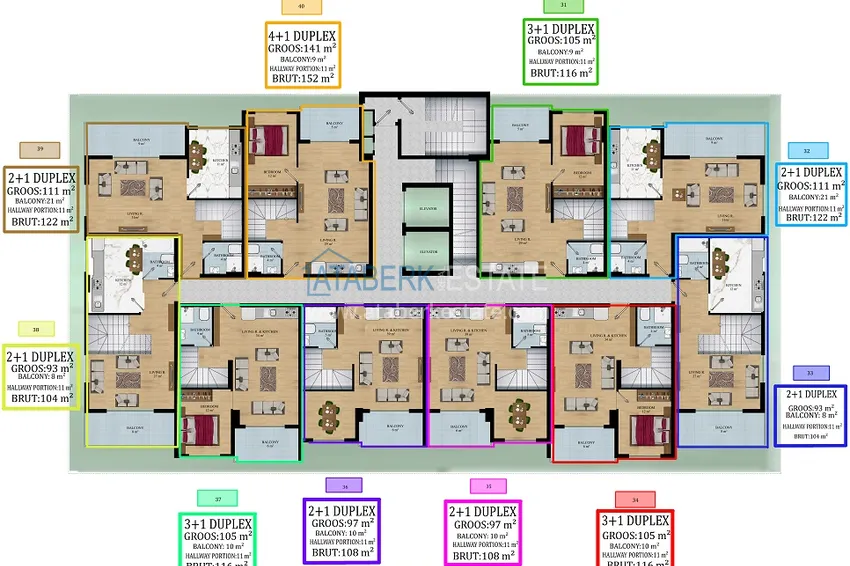 Купить дешево Инвестиционная недвижимость в Алании, район Кестель. Проект Off-plan 4 
