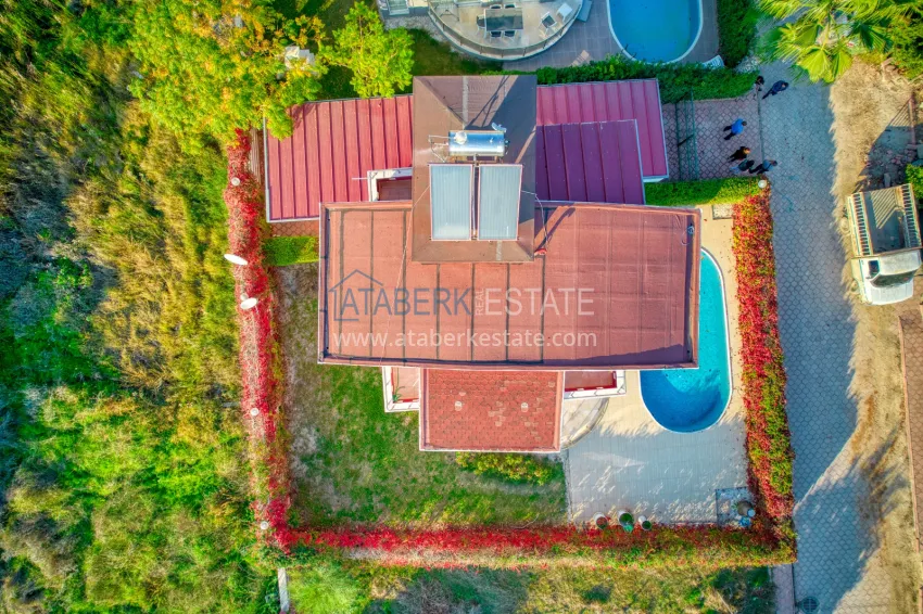 Вилла с мебелью и личным бассейном в коттеджном комплексе – Белек 8 