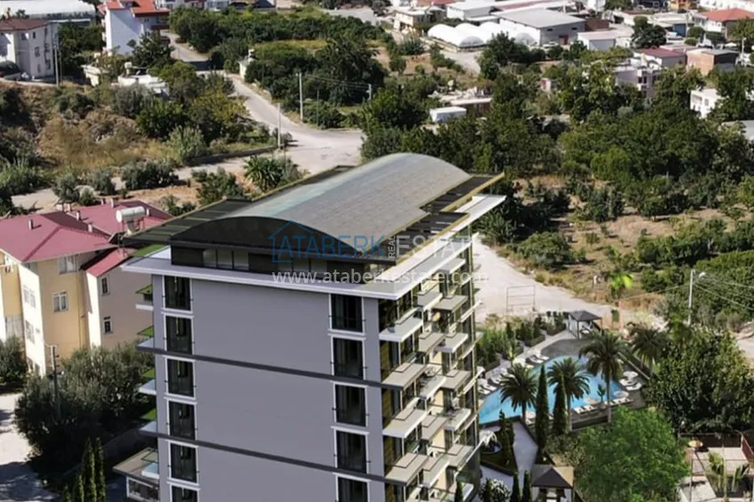 Новый проект резиденции премиум-класс на этапе котлована - район Демирташ, Алания 5 