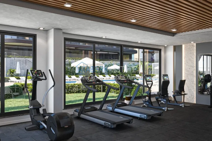 Новый стильный инвестиционный проект на этапе строительства в районе Оба, Алания 23