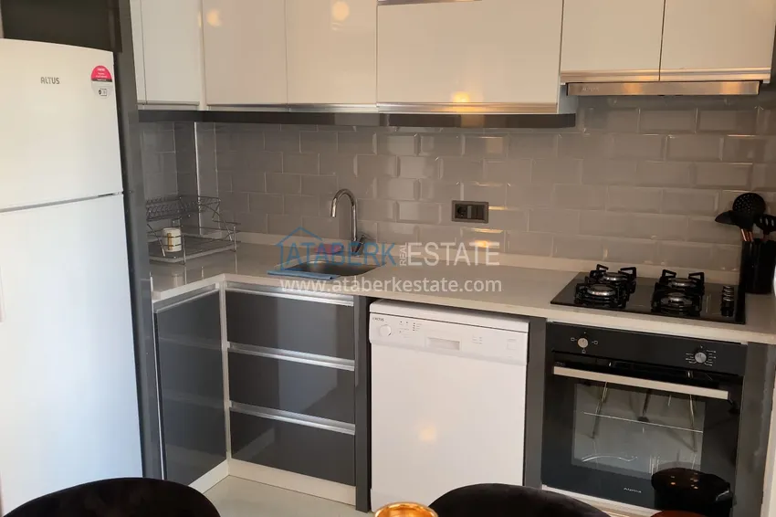 Приобрести Аренда квартиры в Махмутларе двухкомнатная с современным интерьером №8 6 