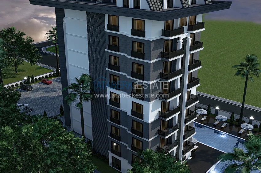 Курортная недвижимость с видом на море по выгодным ценам на этапе котлована – Алания, Паяллар 7 