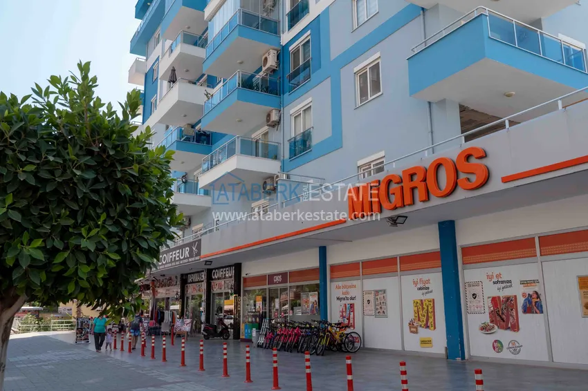 Квартира 2+1 с террасой 70 м² в Алании, район Махмутлар - с мебелью и видом на море  7 