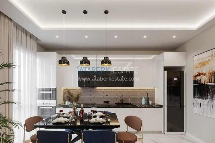 Приобрести Старт продаж! Квартиры на этапе котлована в районе Оба, Алания 15 