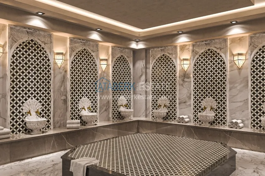 Новый стильный инвестиционный проект на этапе строительства в районе Оба, Алания 25