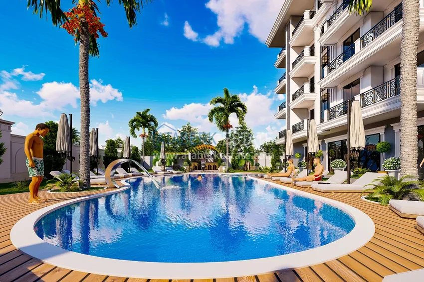 Новый проект на этапе котлована – Алания, район Оба, открыт для ВНЖ 8 