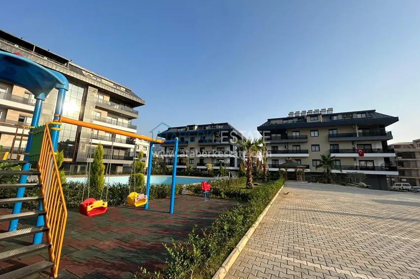 Квартира 2+1 с отдельной кухней и видом на горы, Оба – Алания 10 