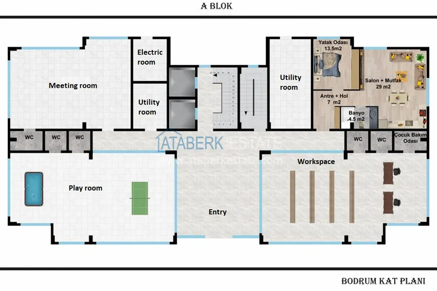 Купить дешево Новый стильный инвестиционный проект на этапе строительства в районе Оба, Алания 2