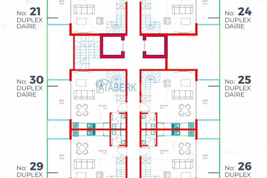 Купить дешево Курортная недвижимость на этапе котлована – новый проект Off-plan в Алании, район Тюрклер 18 