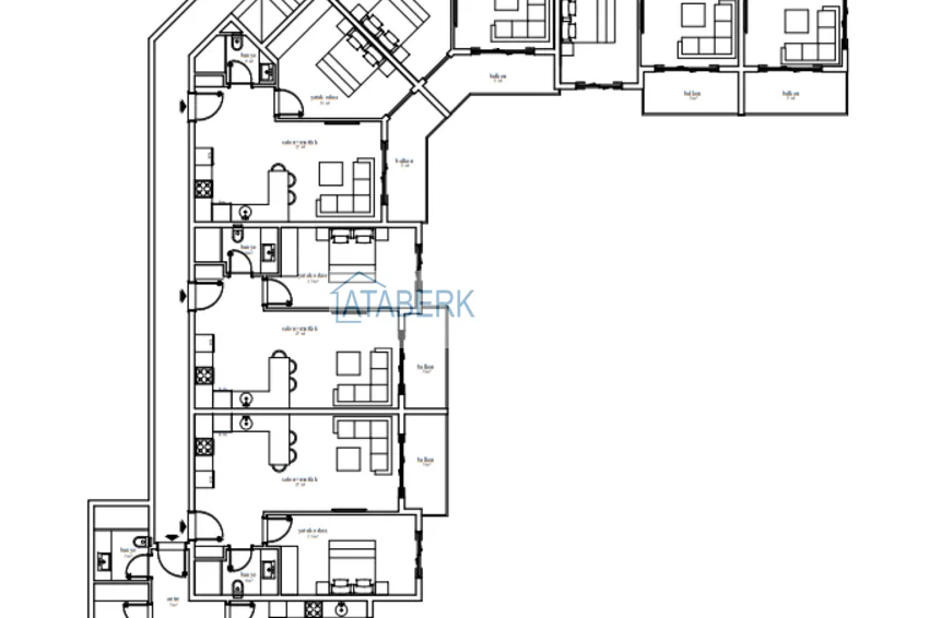 Купить дешево Курортная недвижимость с видом на море по выгодным ценам на этапе котлована – Алания, Паяллар 1 