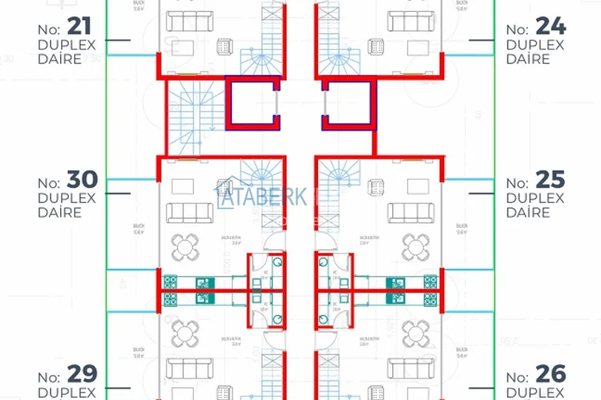 Купить дешево Курортная недвижимость на этапе котлована – новый проект Off-plan в Алании, район Тюрклер 23 