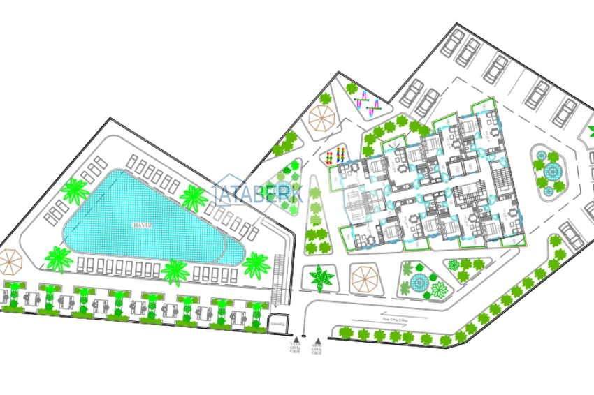 Купить дешево Новый проект резиденции премиум-класс на этапе котлована - район Демирташ, Алания 2 