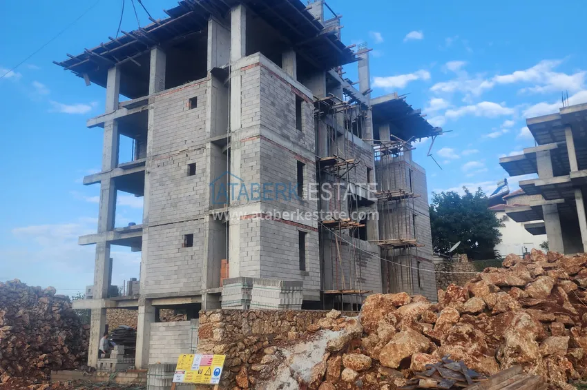 Новый проект малоэтажной резиденции в Алании район Оба 4 