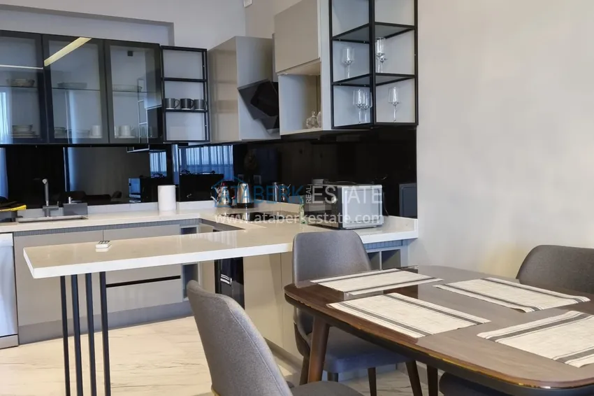 Приобрести Квартира в Каргыджаке с мебелью и видом на море в резиденции на первой береговой 3 