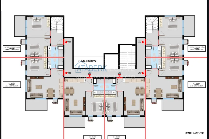 Купить дешево Старт продаж! Квартиры на этапе котлована в районе Оба, Алания 5 