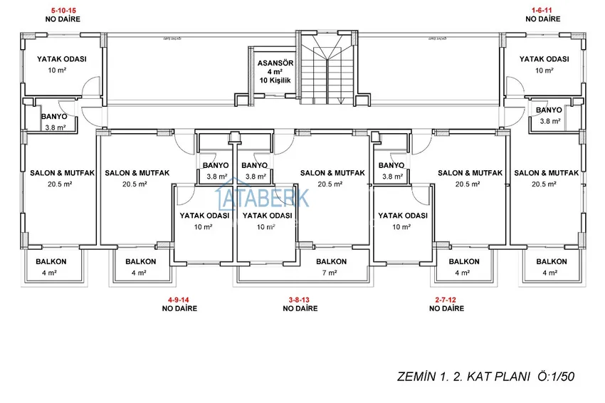 Купить дешево Новый проект на этапе котлована – Алания, район Оба, открыт для ВНЖ 2 