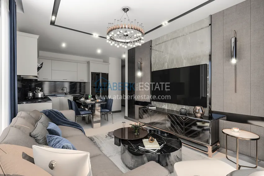 Приобрести Курортная недвижимость с видом на море по выгодным ценам на этапе котлована – Алания, Паяллар 3 