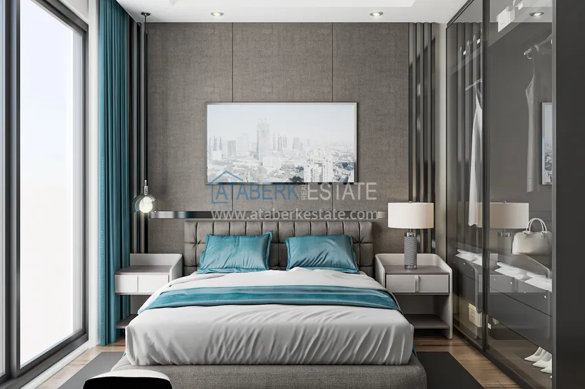 Приобрести Курортная недвижимость с видом на море по выгодным ценам на этапе котлована – Алания, Паяллар 4 