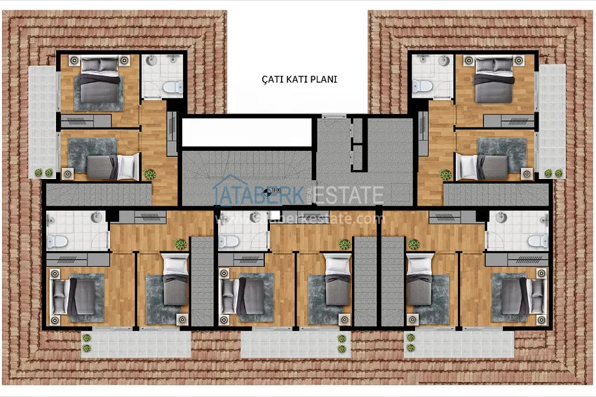 Купить дешево Новый проект бутик-резиденции в районе Авсаллар, Алания 4 