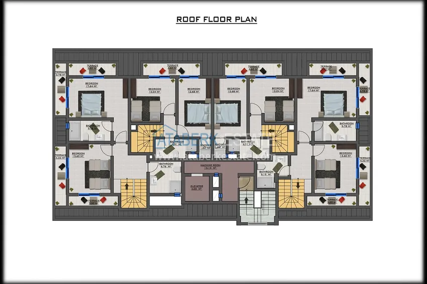Купить дешево Привлекательный инвестиционный проект офф-плана в Алании, район Демирташ 1 