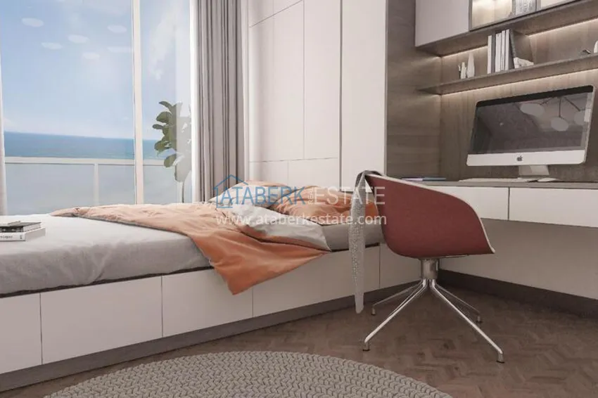 Приобрести Современный проект с собственной инфраструктурой в популярном районе Мезитли, Мерсин. 26 