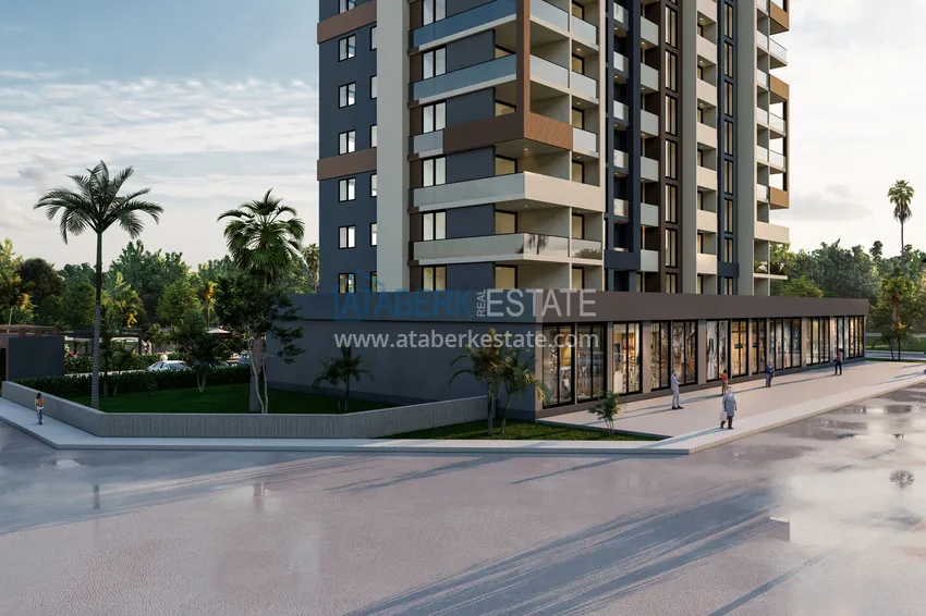 Новый жилой комплекс, в районе Тедже, Мерсин, с собственной инфраструктурой в популярном 10 