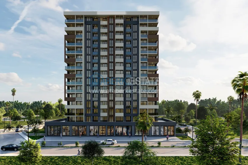 Новый жилой комплекс, в районе Тедже, Мерсин, с собственной инфраструктурой в популярном 1 