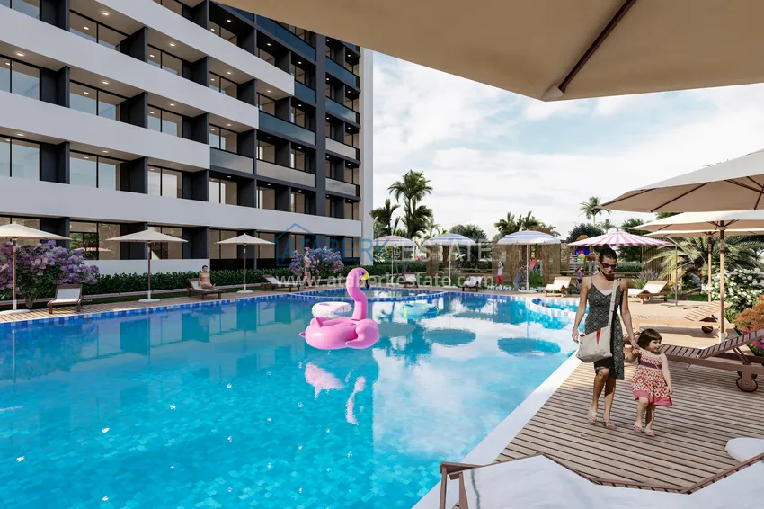 Апартаменты 1+1 в районе Арпачбахшиш в Мерсине 11 