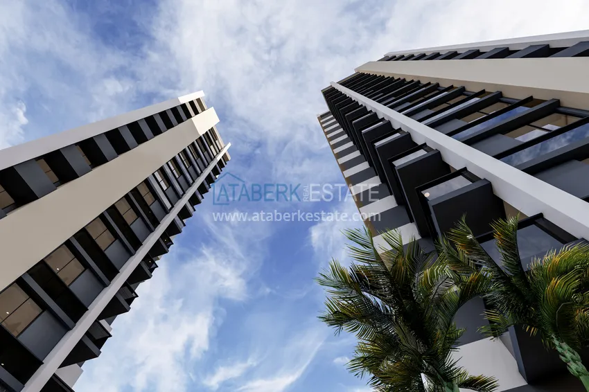 Апартаменты 1+1 в районе Арпачбахшиш в Мерсине 8 