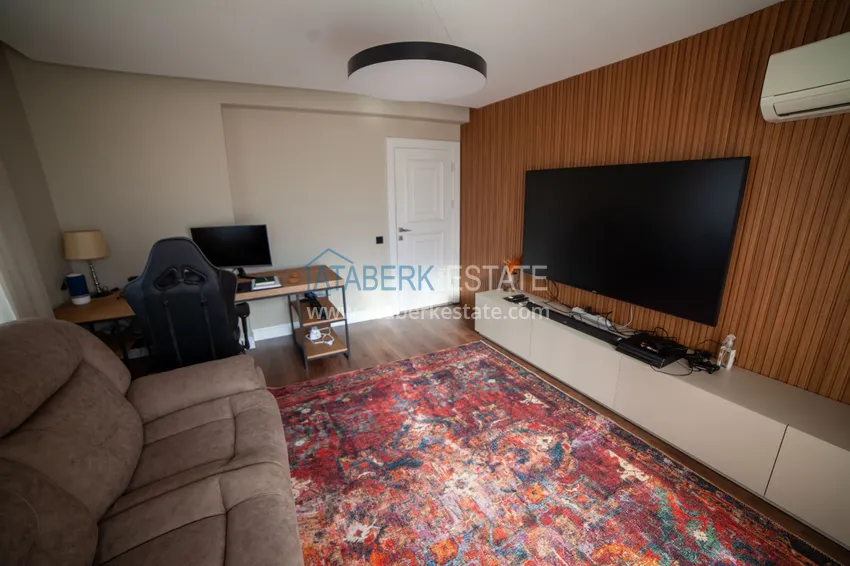 Приобрести Квартира 3+1 в Анталии, район Лара - с отдельной кухней и видом на море, подходит под гражданство 10 