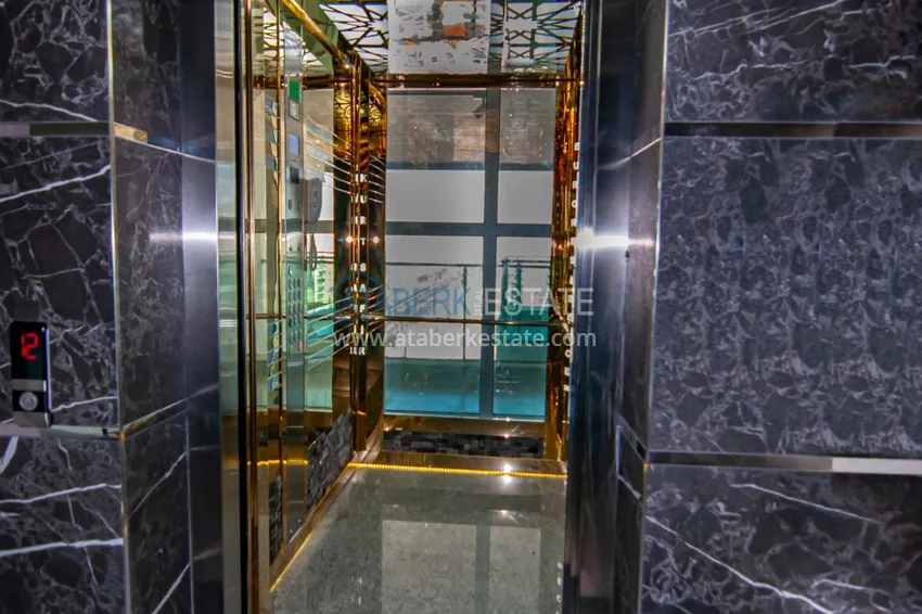 Квартира 1+1 меблированная с открытым видом на море, район Махмутлар – Алания 16 