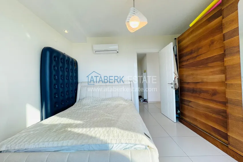 Приобрести Квартира 1+1 меблированная с видом на море и горы - район Кестель, Алания 12 