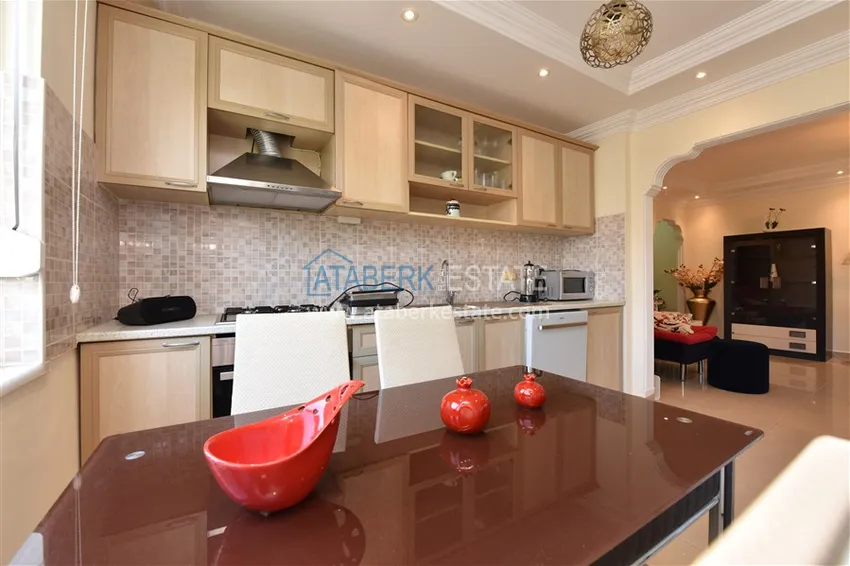 Приобрести Меблированная квартира 2+1 с застеклённым балконом в районе Оба, Алания 10 